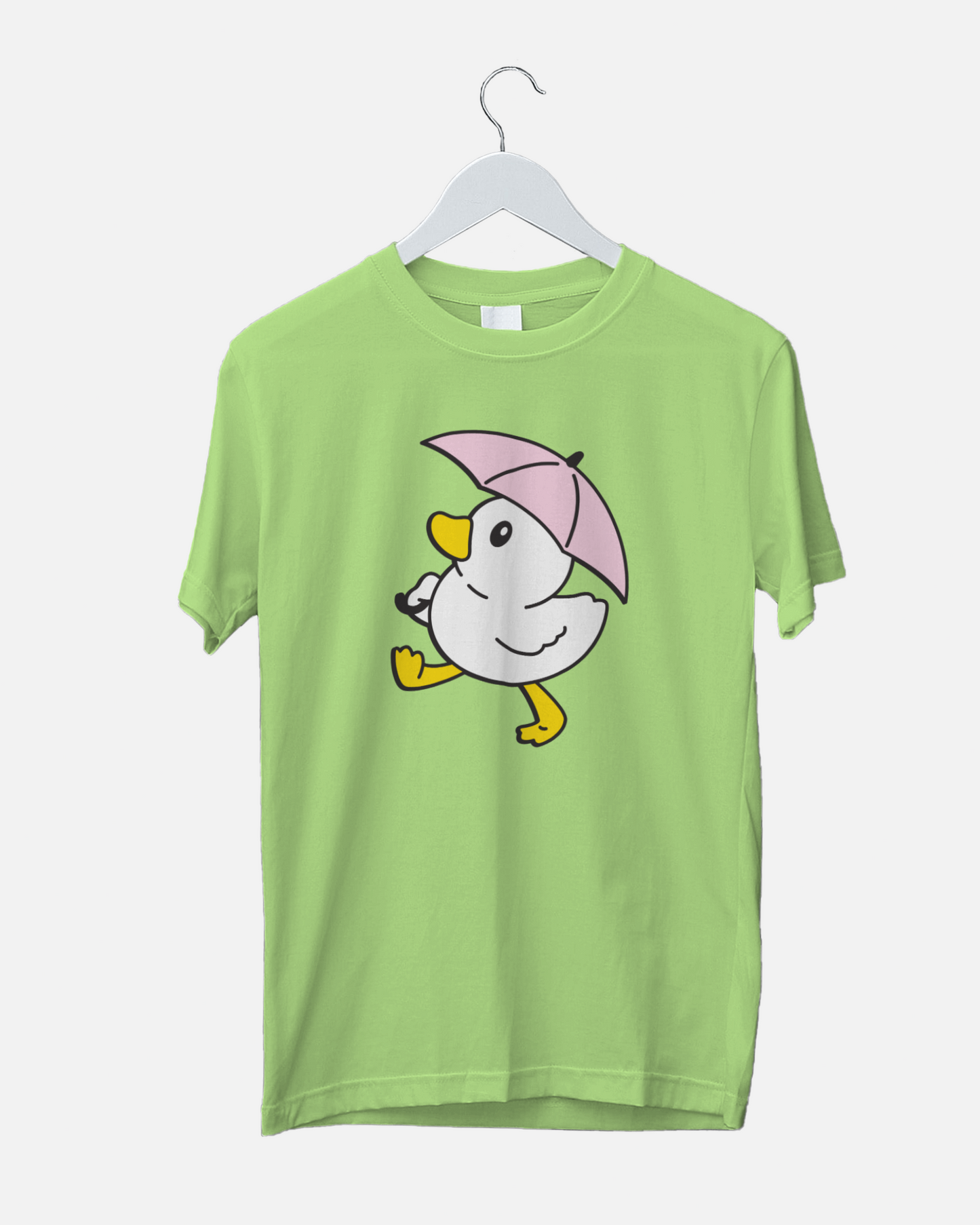 Duck with pink umbrella RT