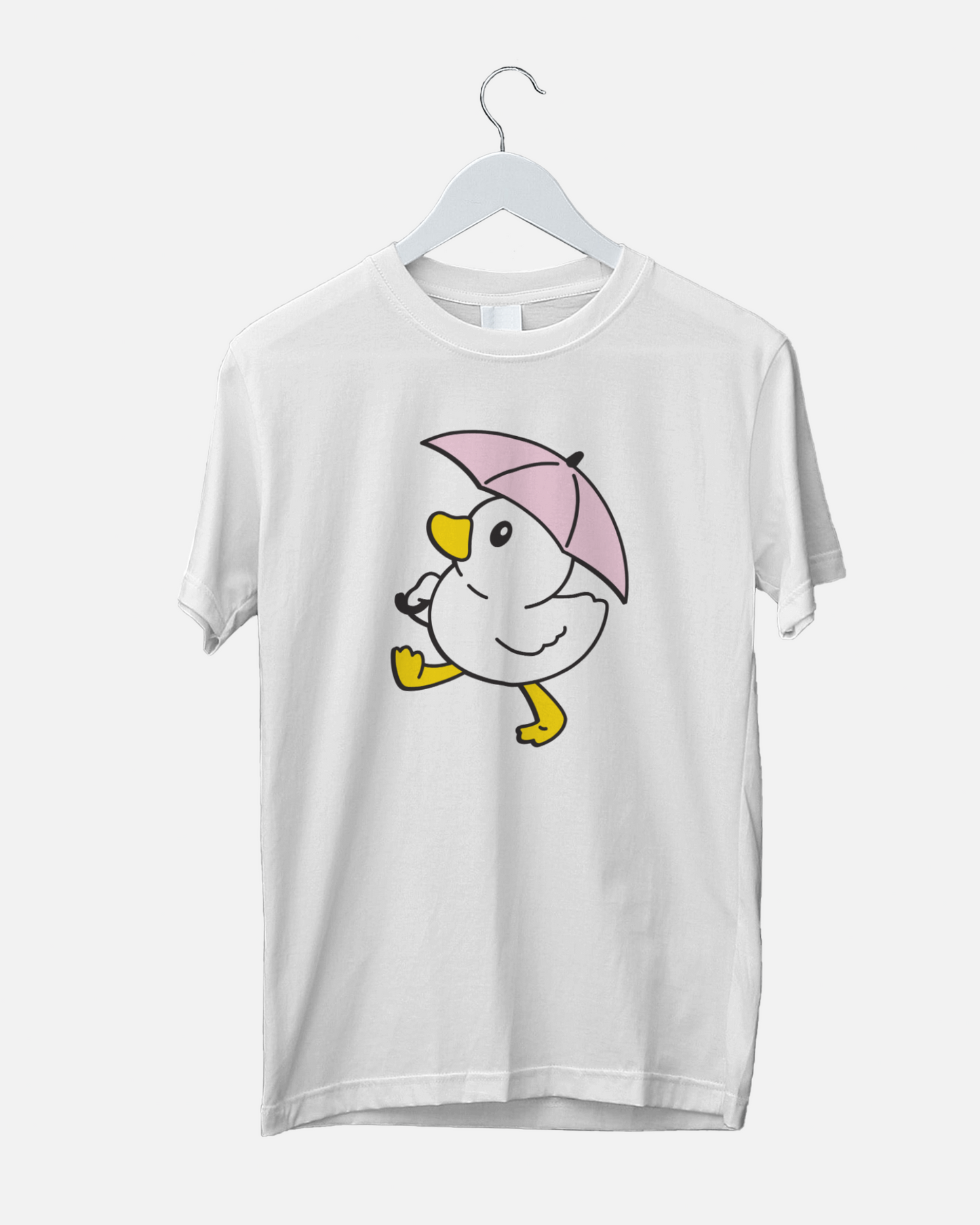 Duck with pink umbrella RT