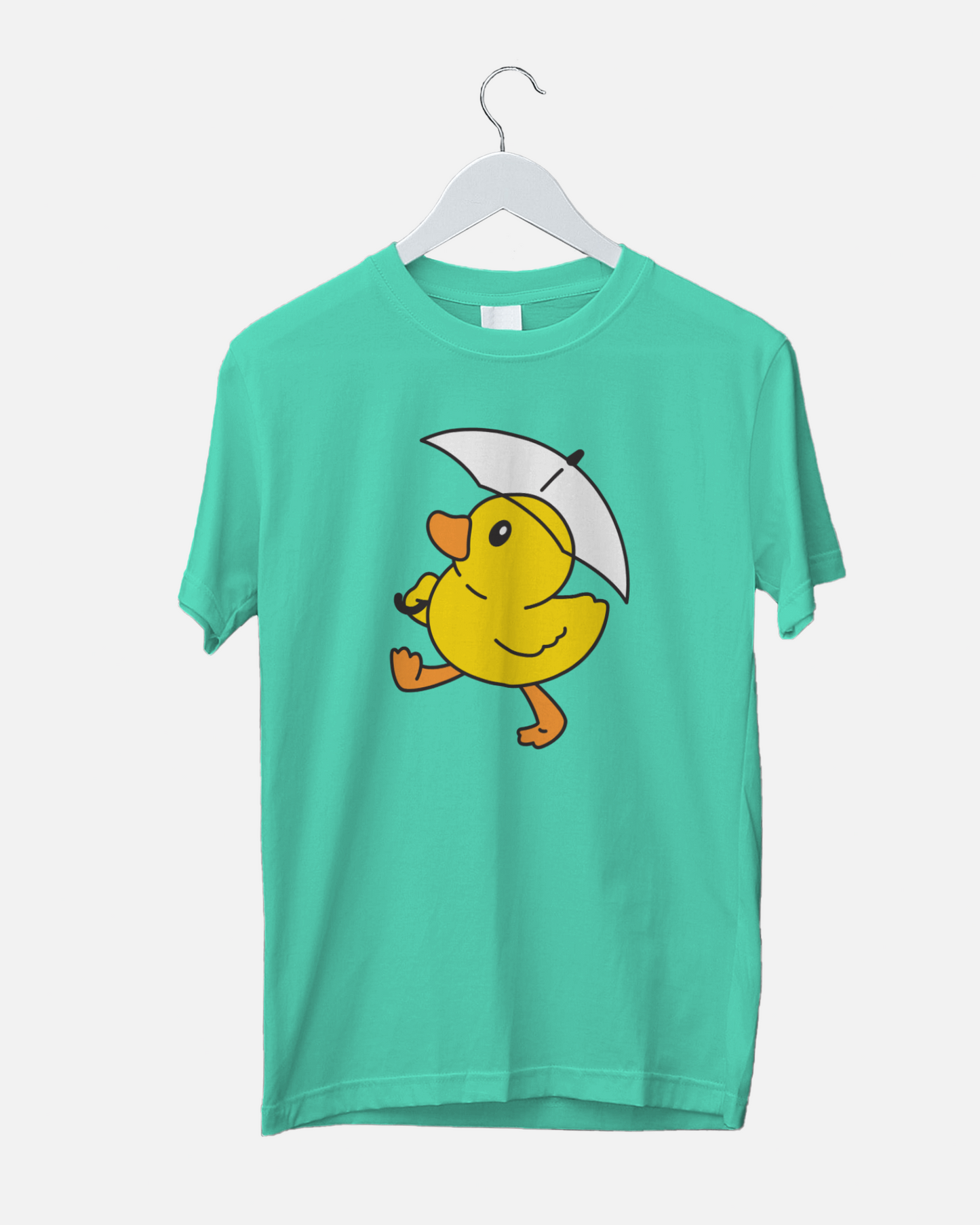 Duck with white umbrella RT