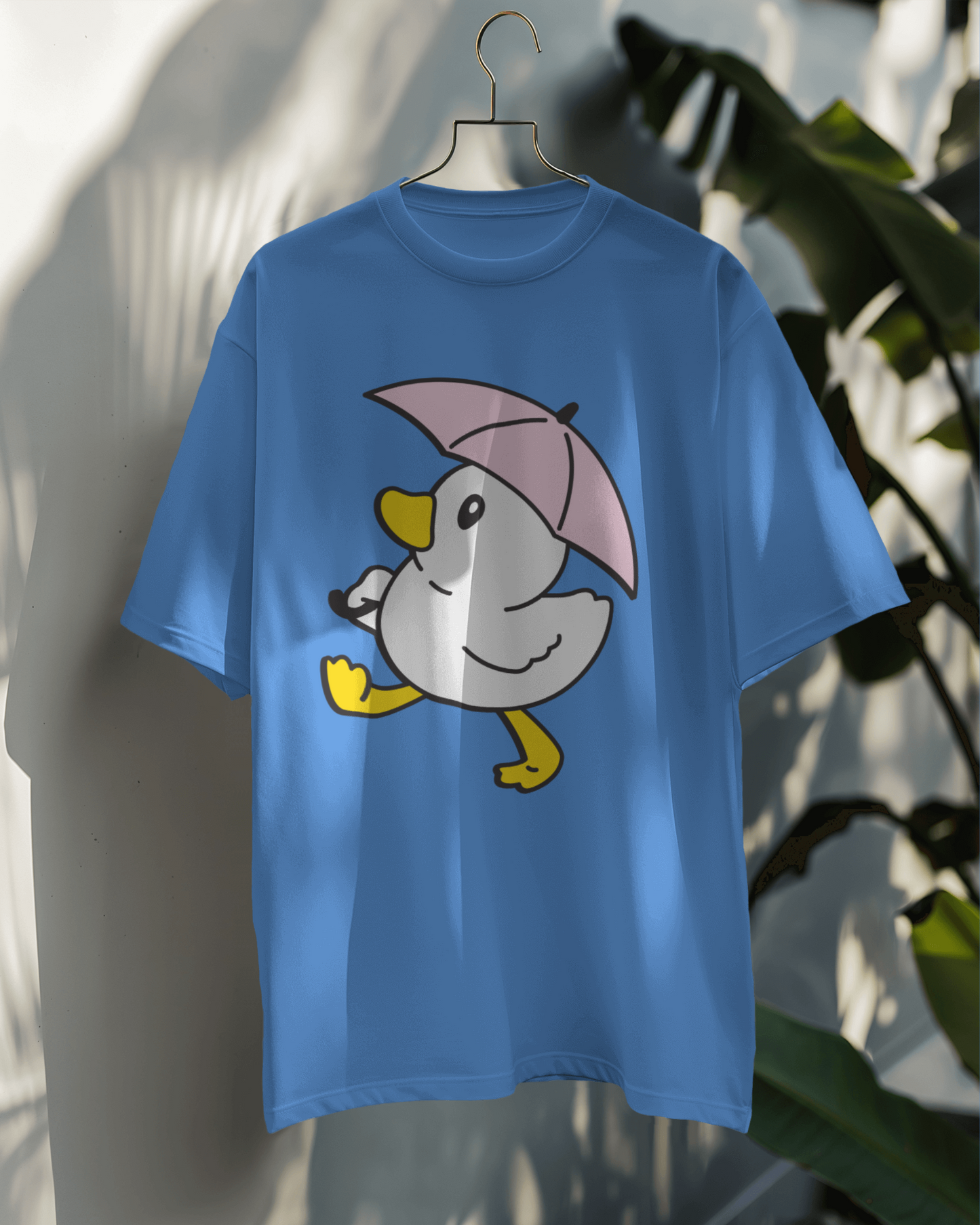 Duck with pink umbrella OT