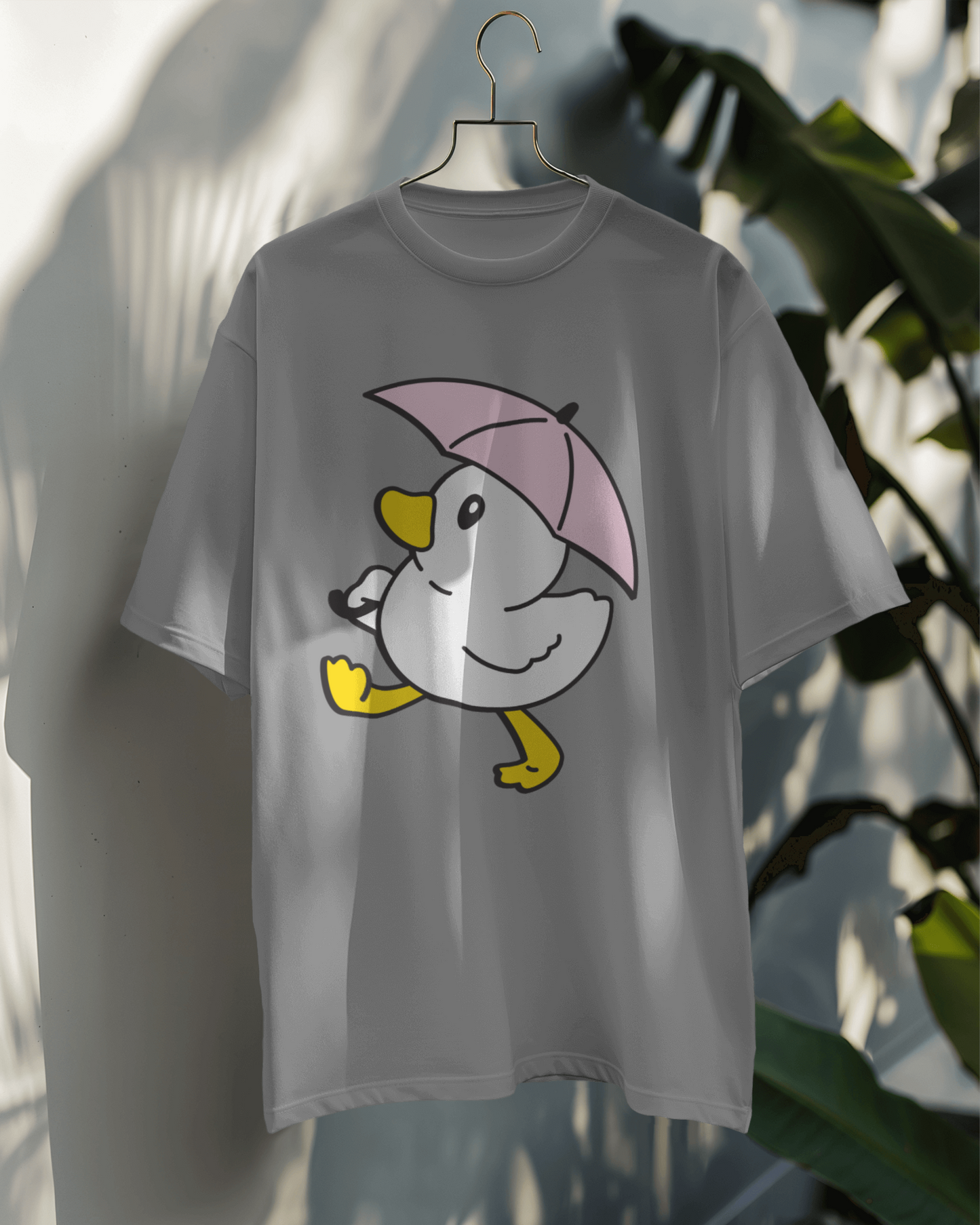 Duck with pink umbrella OT