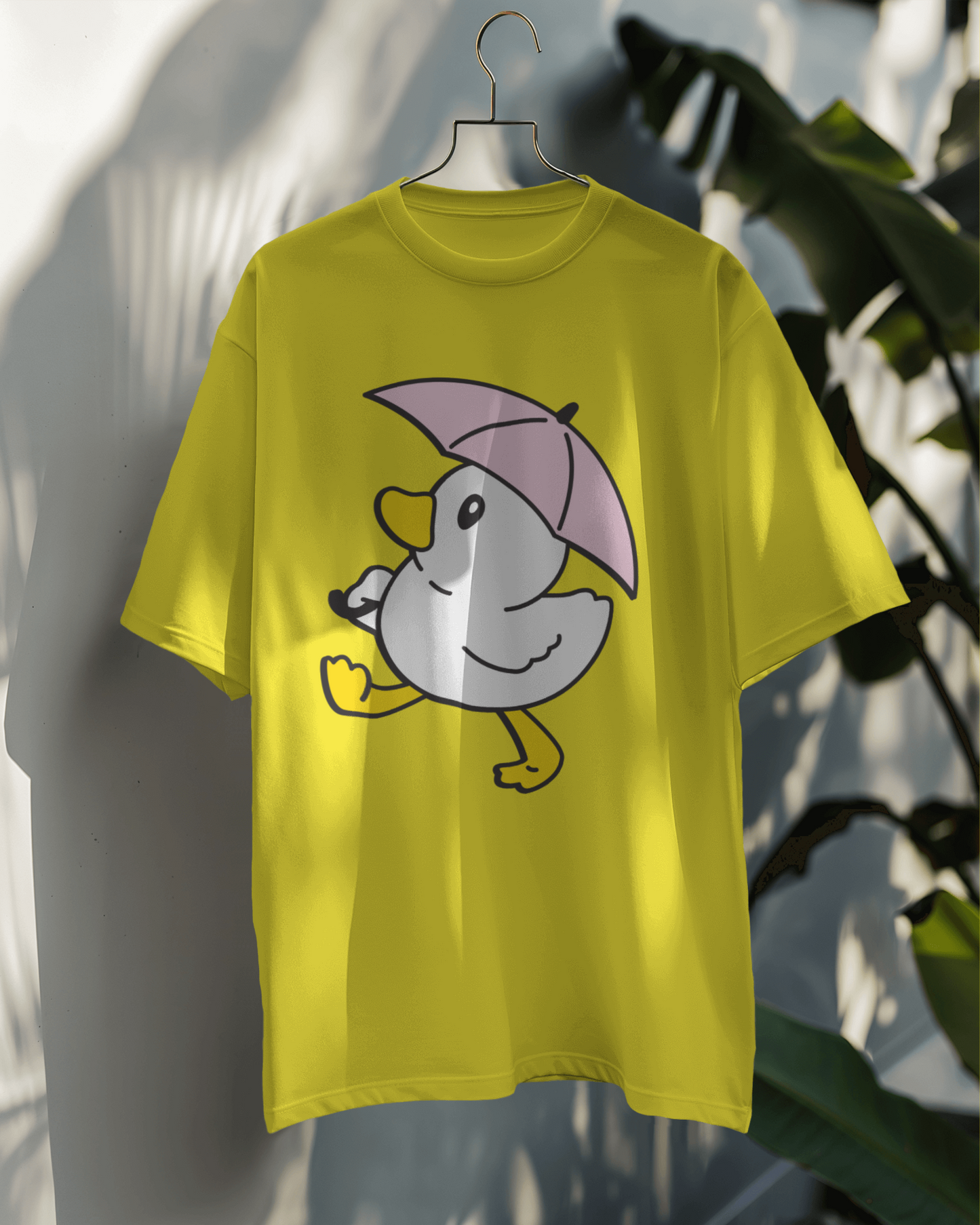 Duck with pink umbrella OT