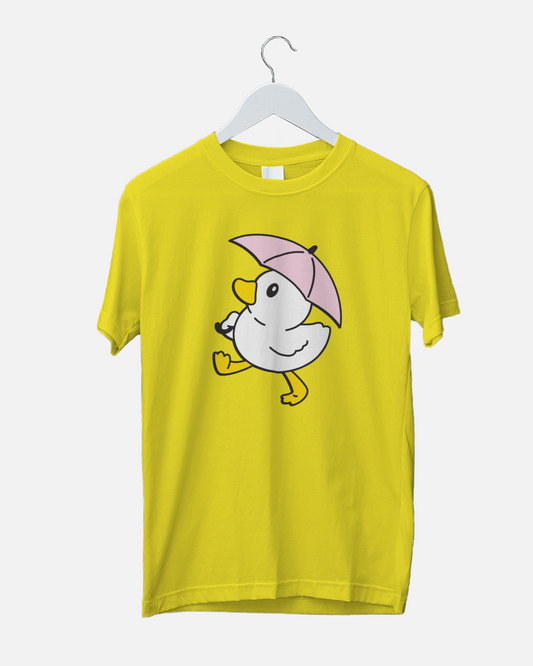 Duck with pink umbrella RT